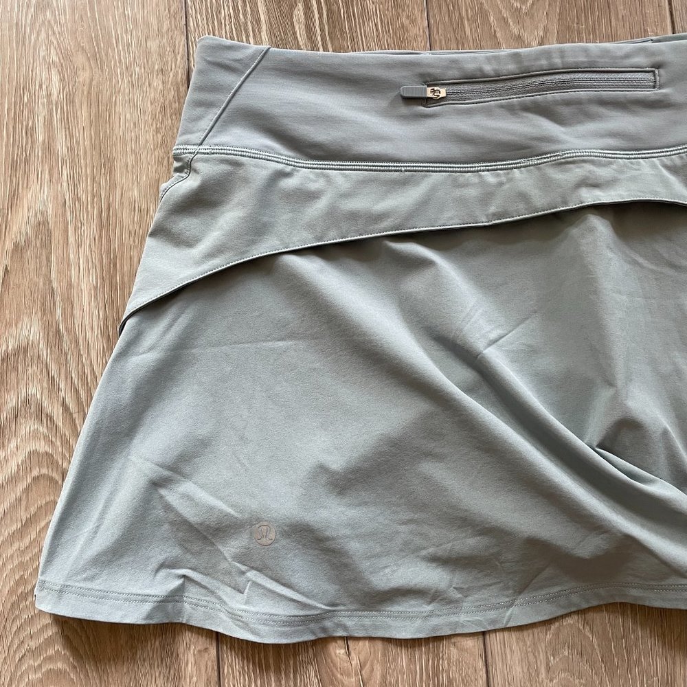 lululemon | Play off the Pleats Skirt - Size 10 Blue Cast - Picture 8 of 13